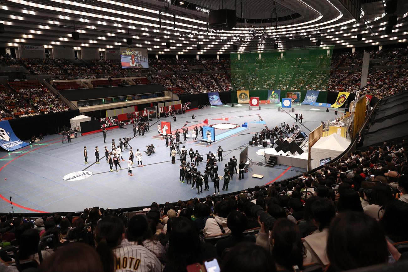 超プロ野球ULTRAが開催された大阪城ホール（撮影・上田博志）