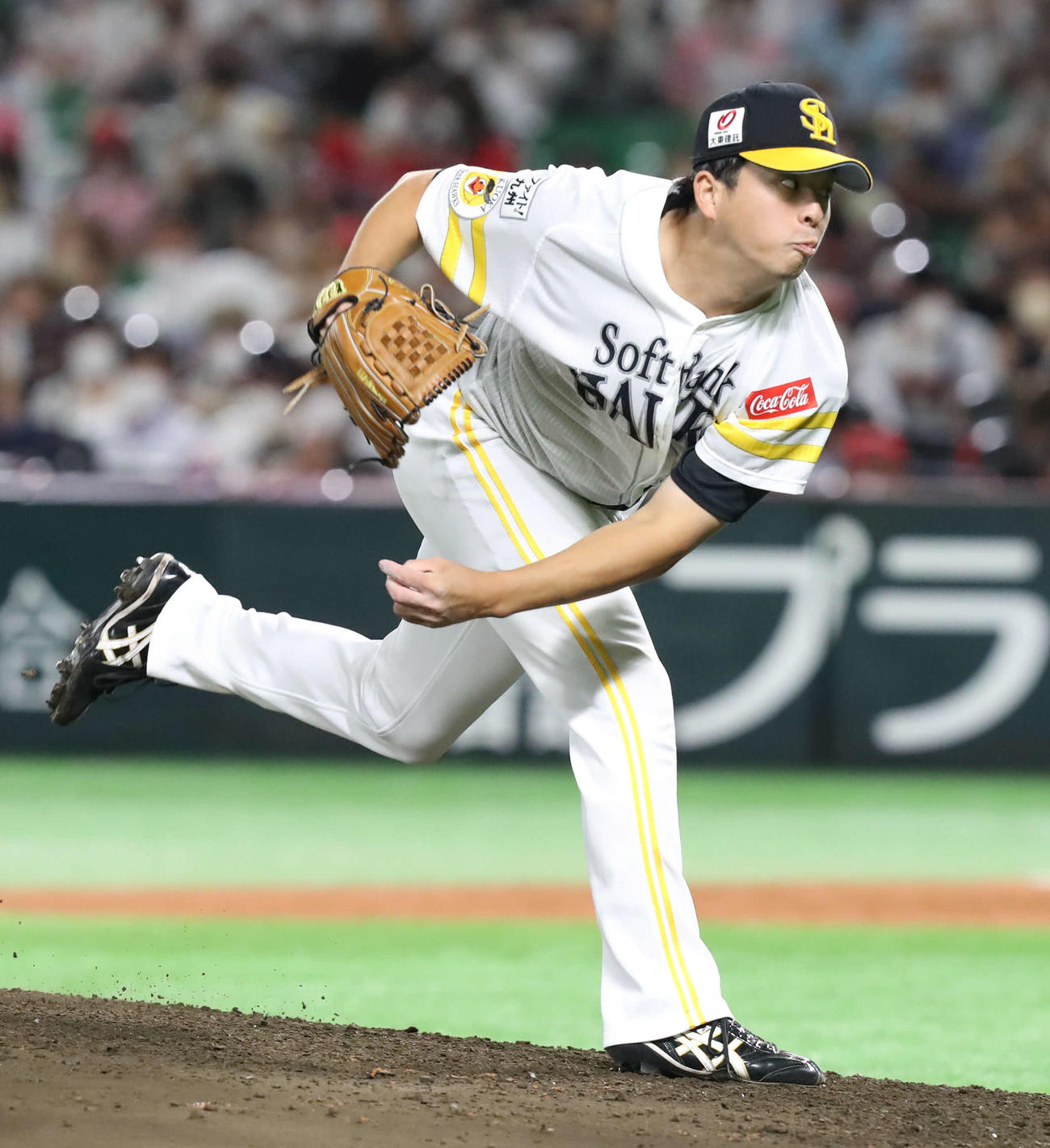 ソフトバンク大関友久（2022年9月25日撮影）
