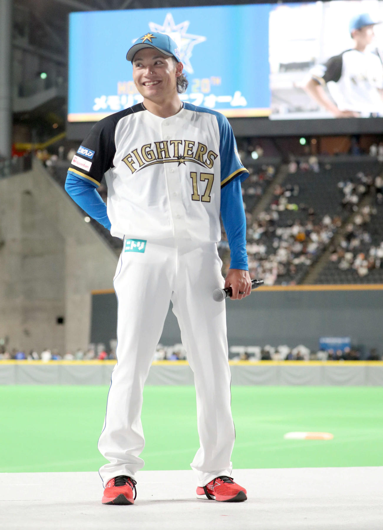 日本ハム伊藤大海（2022年11月23日撮影）