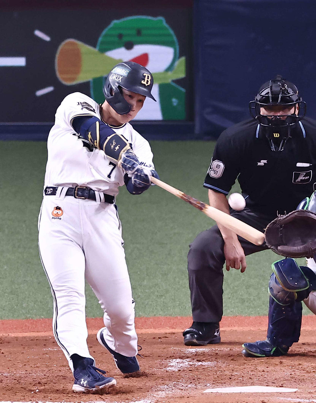 オリックス吉田正尚（2022年10月27日撮影）