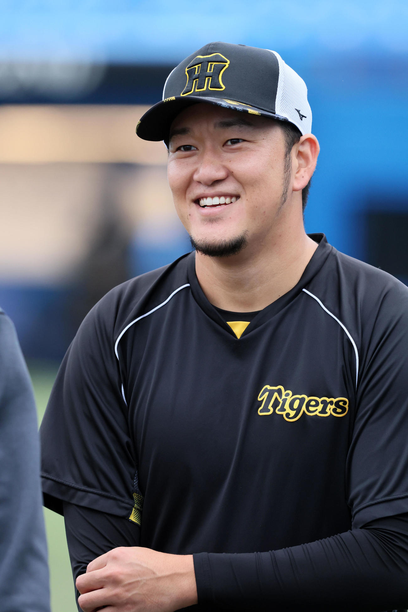 阪神岩貞祐太（2022年10月14日撮影）
