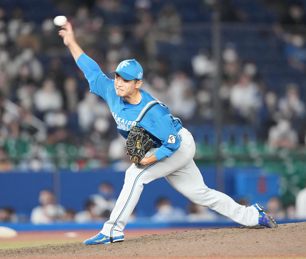 日本ハム古川侑利（2022年9月8日撮影）