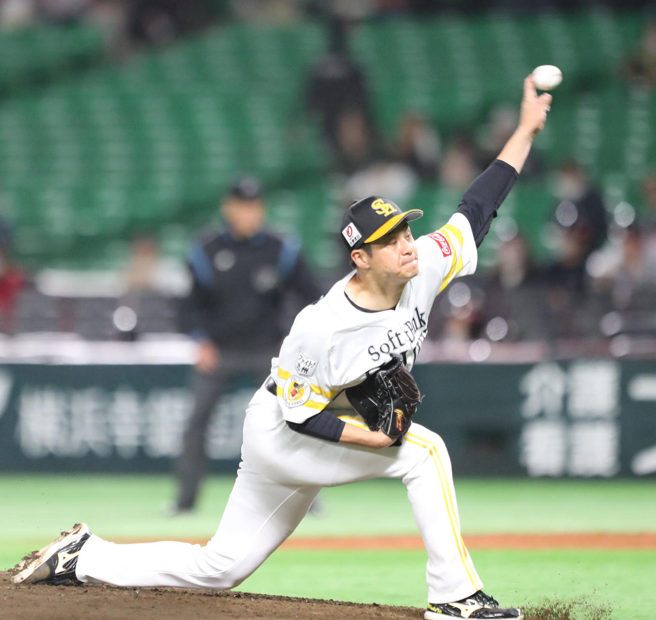 ソフトバンク大竹耕太郎（2022年3月4日撮影）