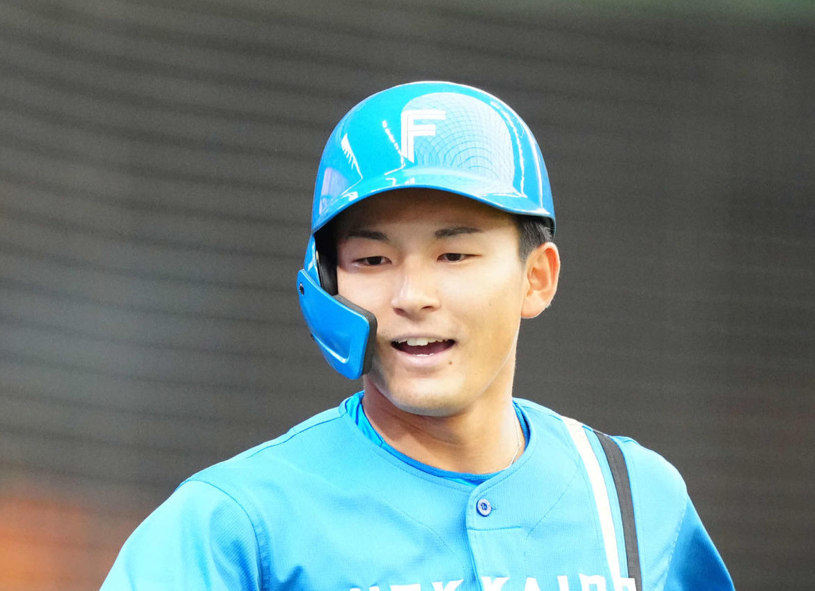日本ハム水野達稀（2022年3月16日撮影）