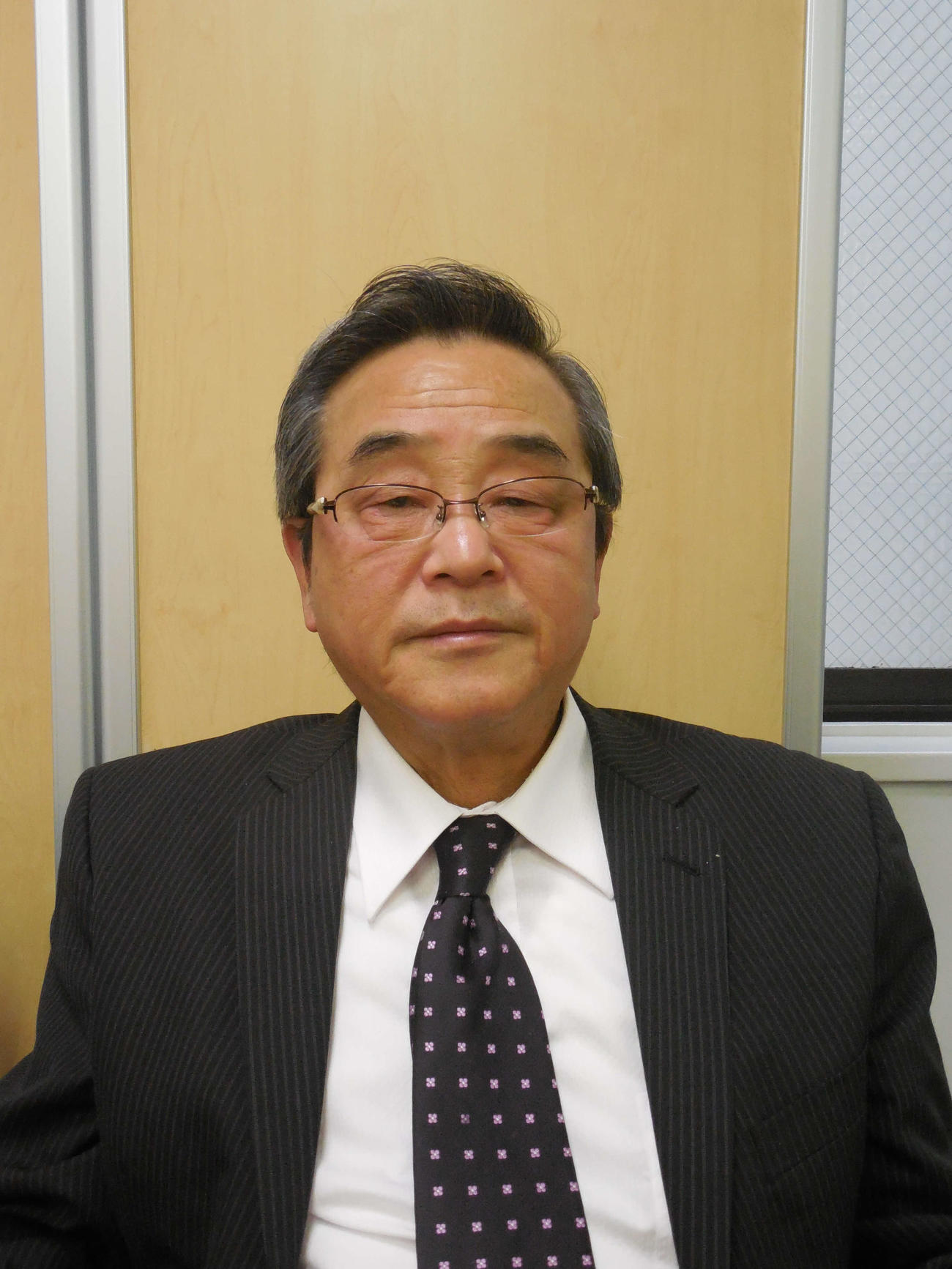 中本尚マチュア野球規則委員長（2016年2月24日撮影）