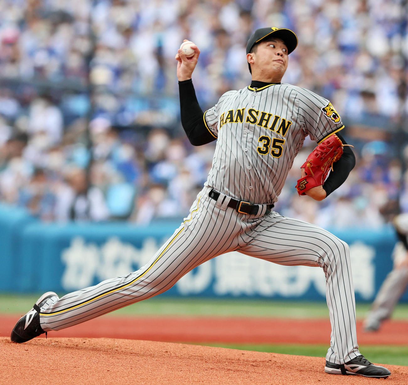 阪神才木浩人（2022年10月10日撮影）