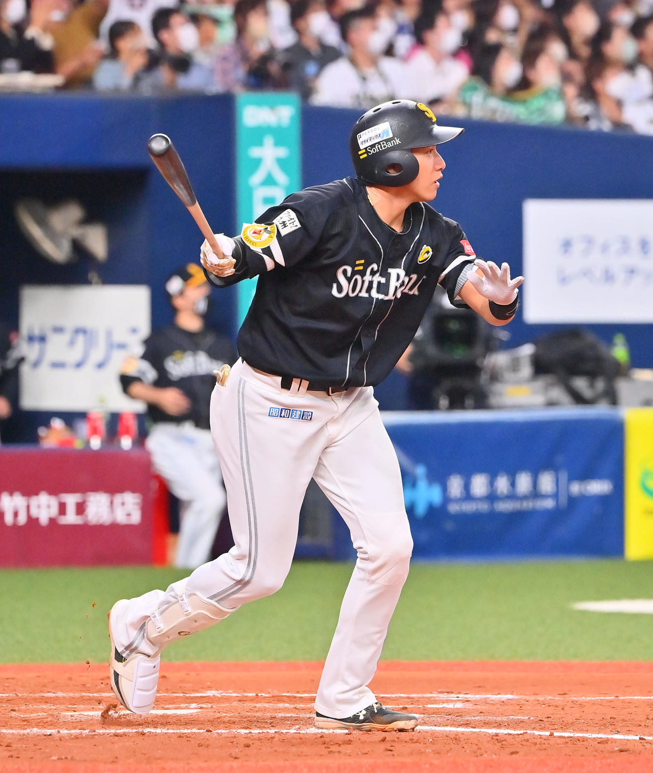 ソフトバンク柳田（2022年10月15日撮影）