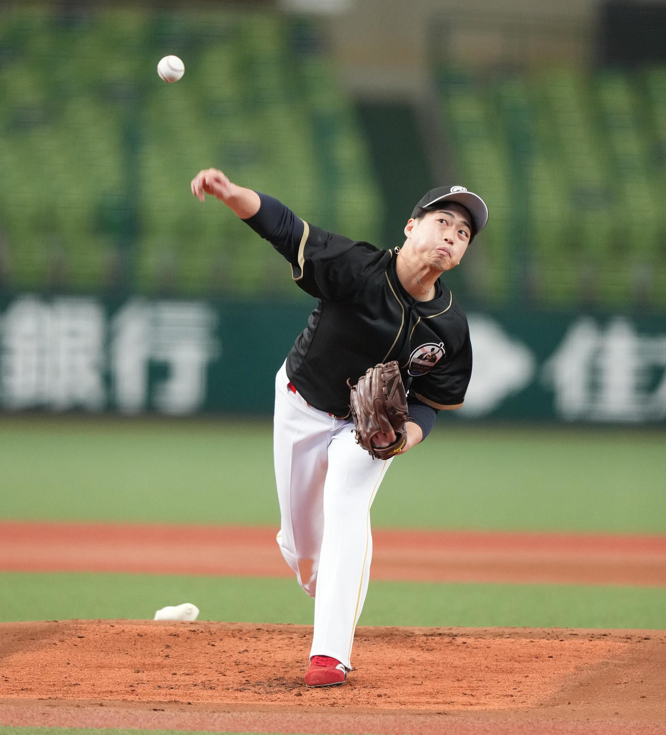 「PERSOL LAST GAME」　先発したウエストドリームスで元広島の岡林（撮影・菅敏）