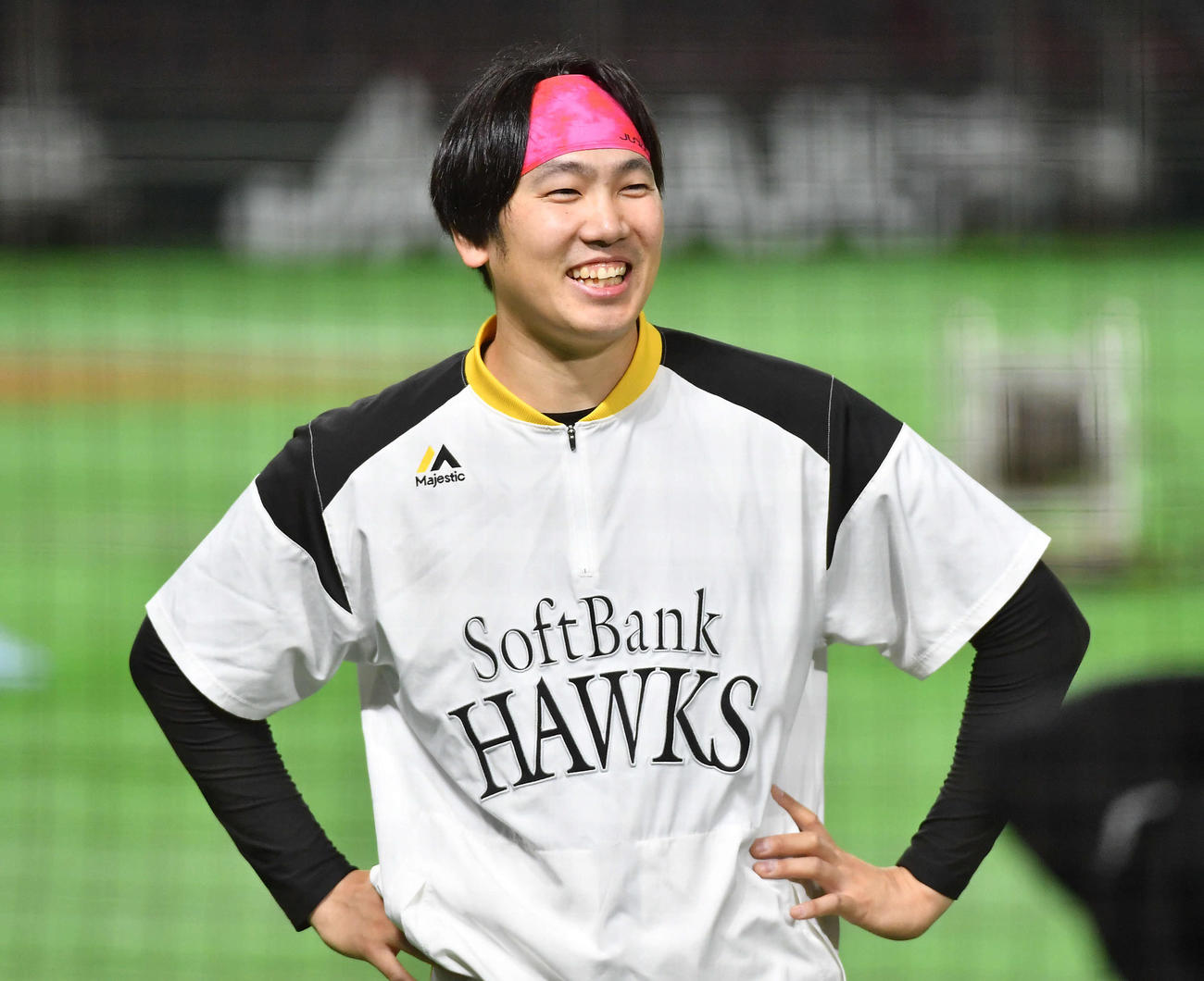 ソフトバンク石川柊太（2022年6月6日撮影）