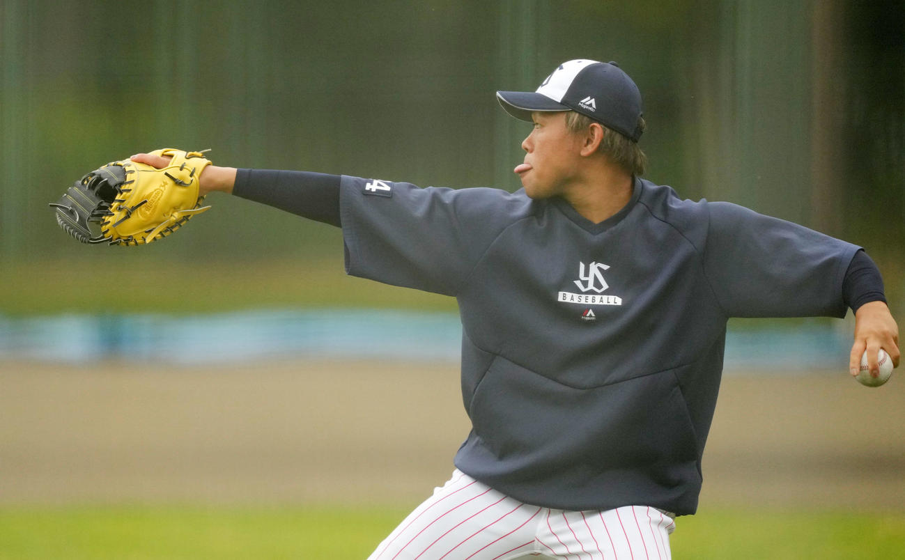 ヤクルト田口麗斗（2022年10月17日撮影）