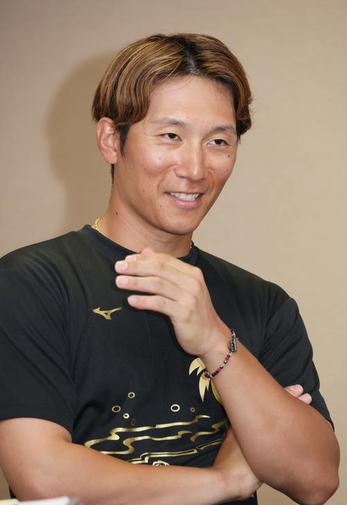 FA権を行使せずに広島残留を表明した西川(2022年10月22日撮影)