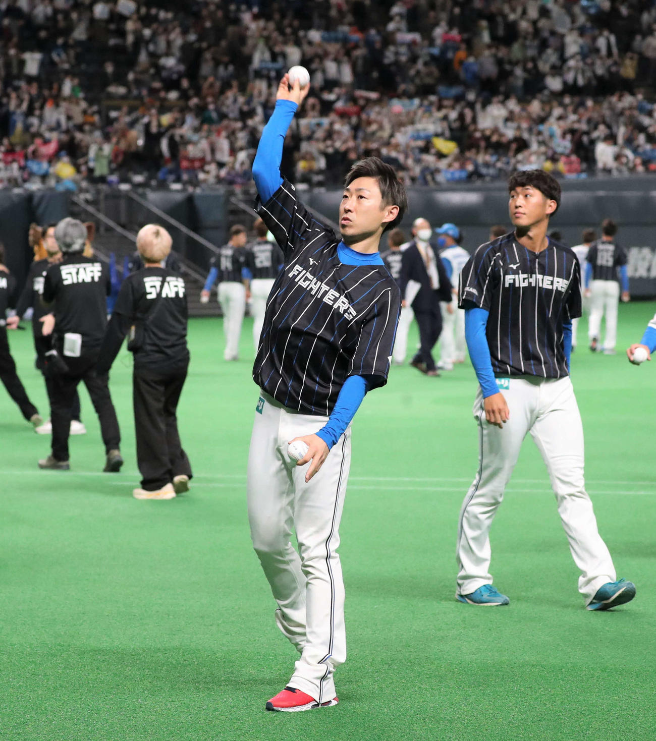 日本ハム金子千尋（2022年11月23日撮影）