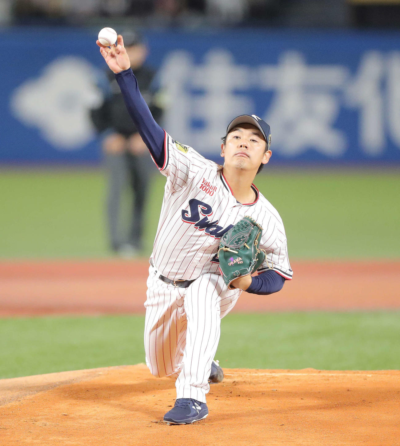 ヤクルト小川泰弘（2022年10月29日撮影）