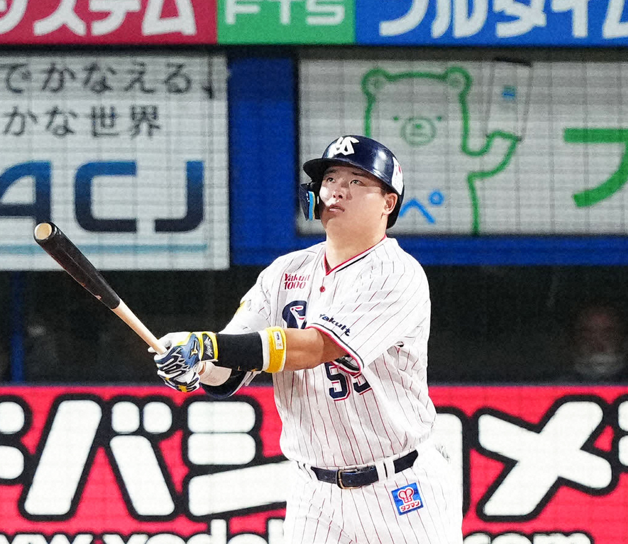 ヤクルト村上宗隆（2022年9月撮影）