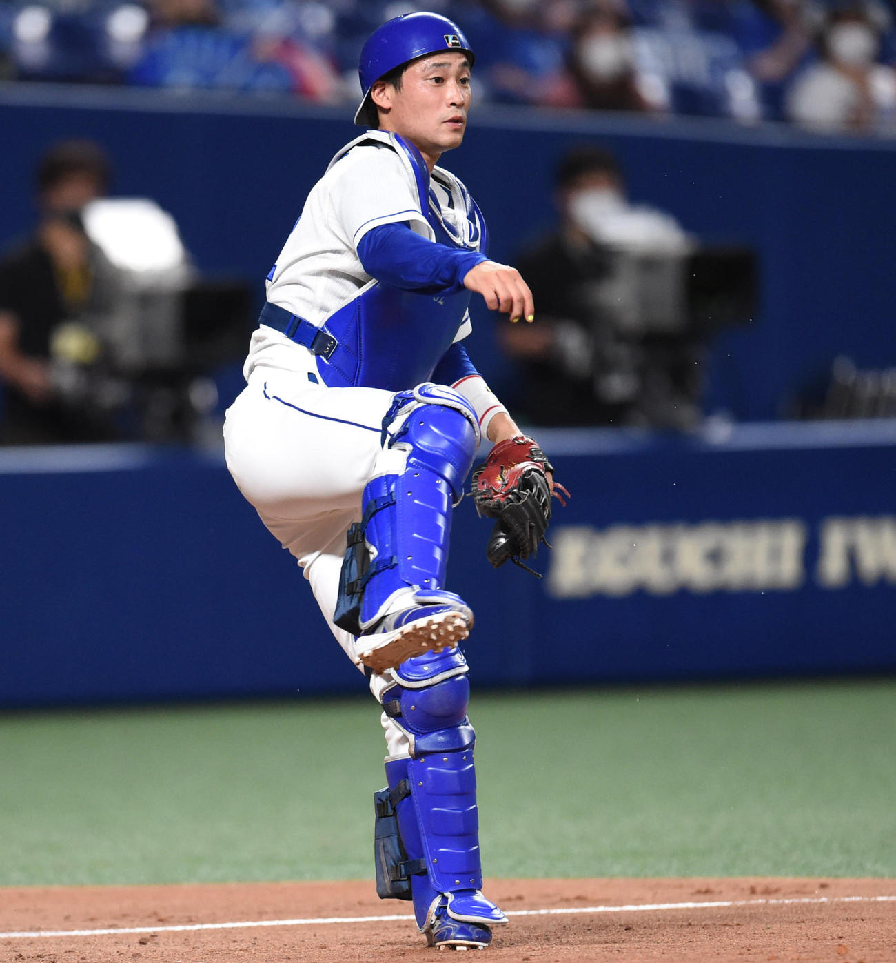 中日時代の加藤匠馬（2020年7月16日撮影）
