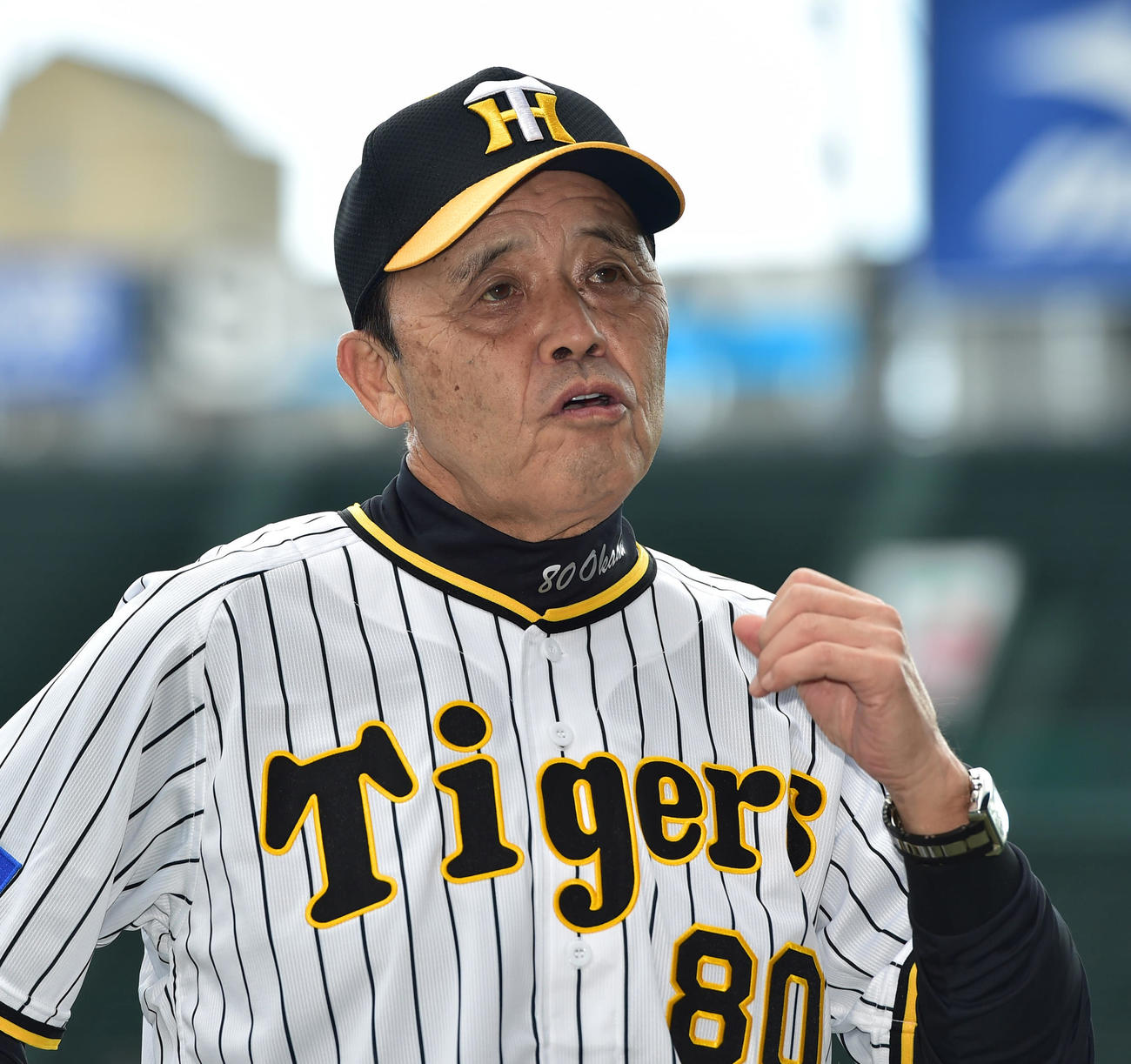 阪神岡田彰布監督（2022年10月24日撮影）