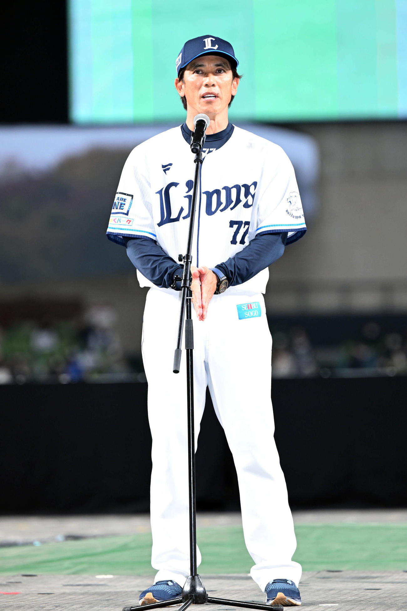 西武松井稼頭央監督（2022年11月23日撮影）