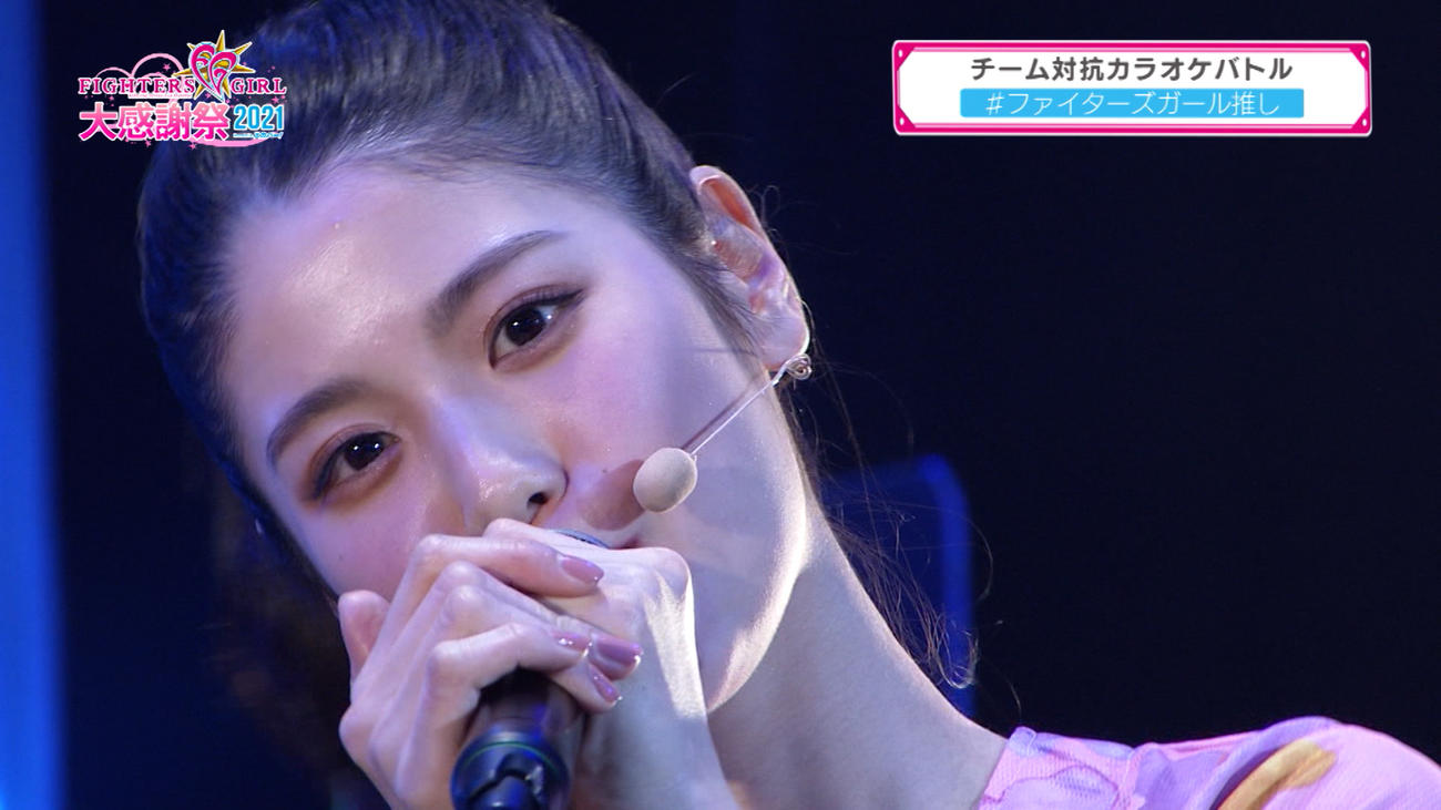 ライブ配信で行われた22年の「ファイターズガール大感謝祭」の様子（GAORA提供）