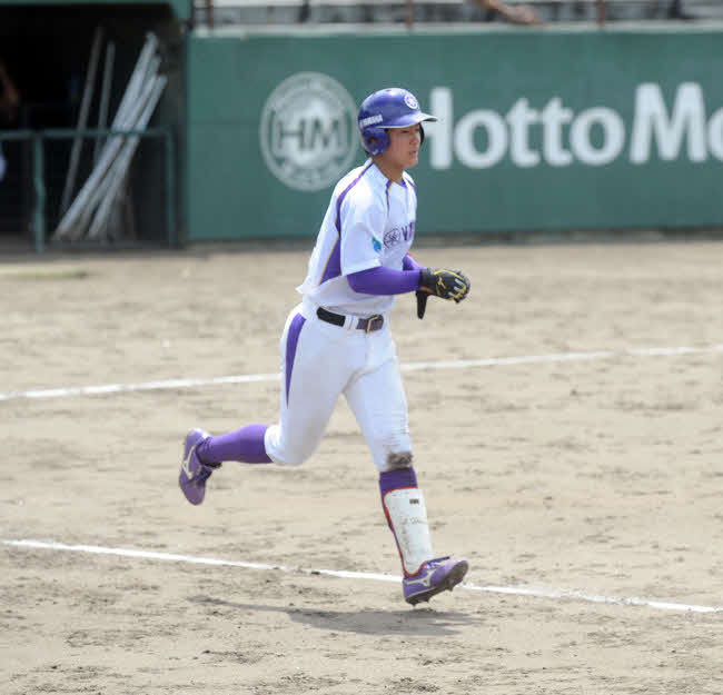21年8月7日、ヤマハ対静岡産大　全4打席で出塁したヤマハ・相羽寛太内野手