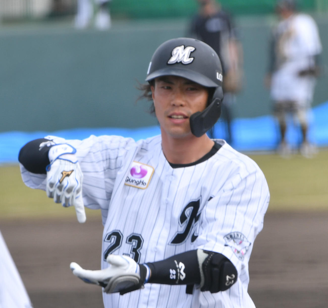 ロッテ三木亮（2022年2月11日撮影）