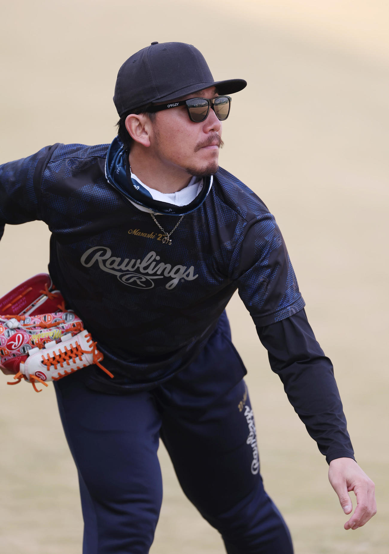 鳴尾浜球場で汗を流す阪神伊藤将（撮影・前田充）