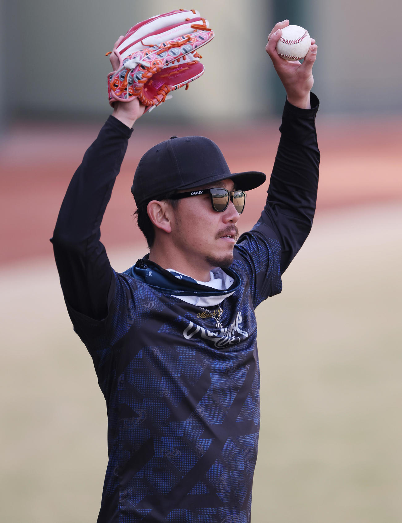 鳴尾浜球場で汗を流す阪神伊藤将（撮影・前田充）
