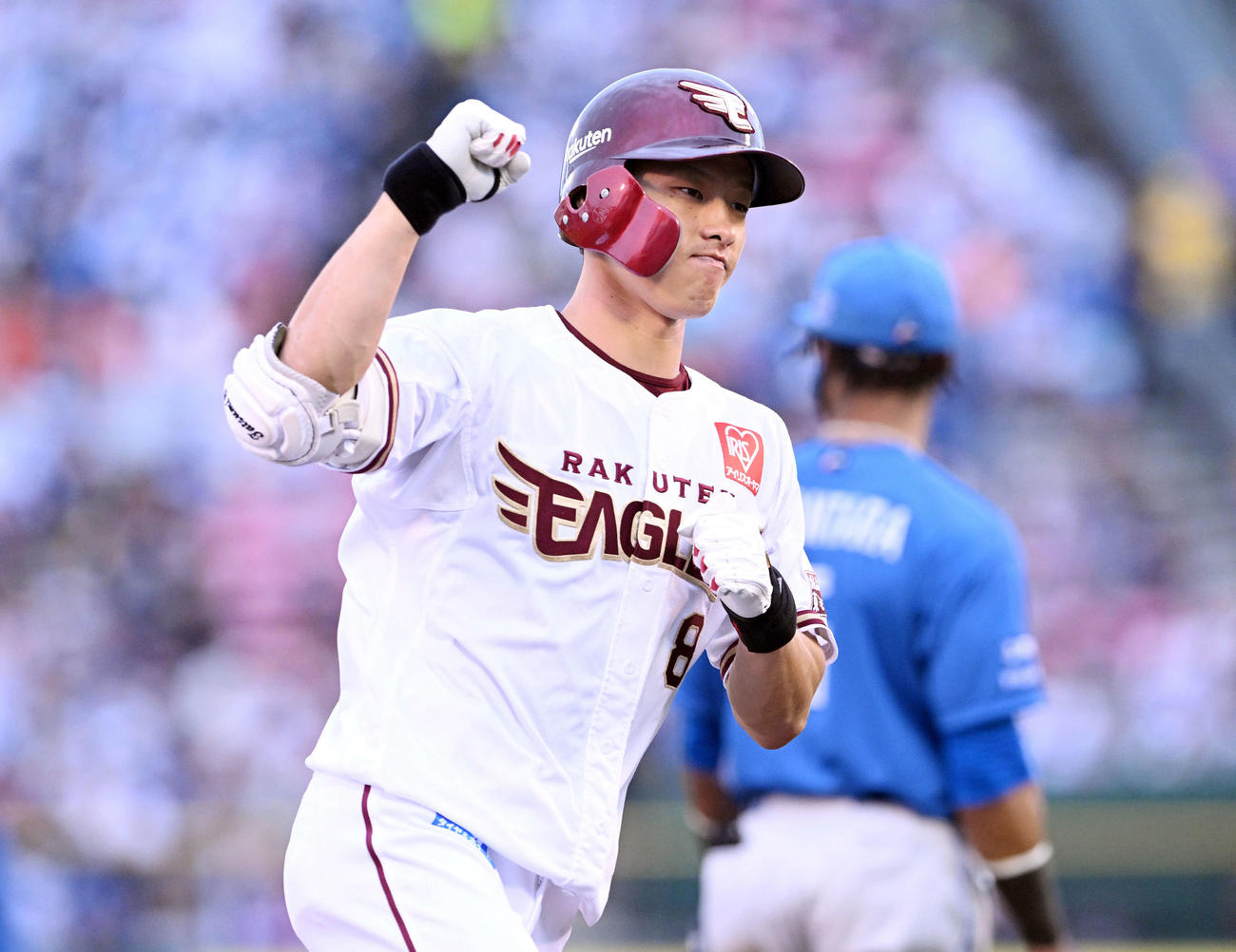 楽天辰己涼介（2022年9月23日撮影）