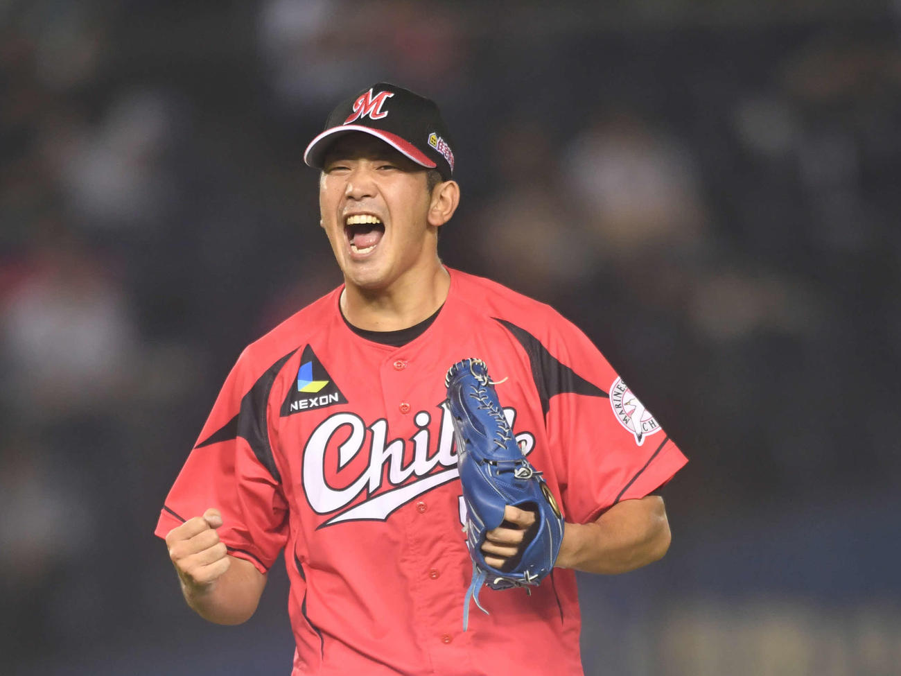 ロッテ時代の高野圭佑（2016年9月2日撮影）