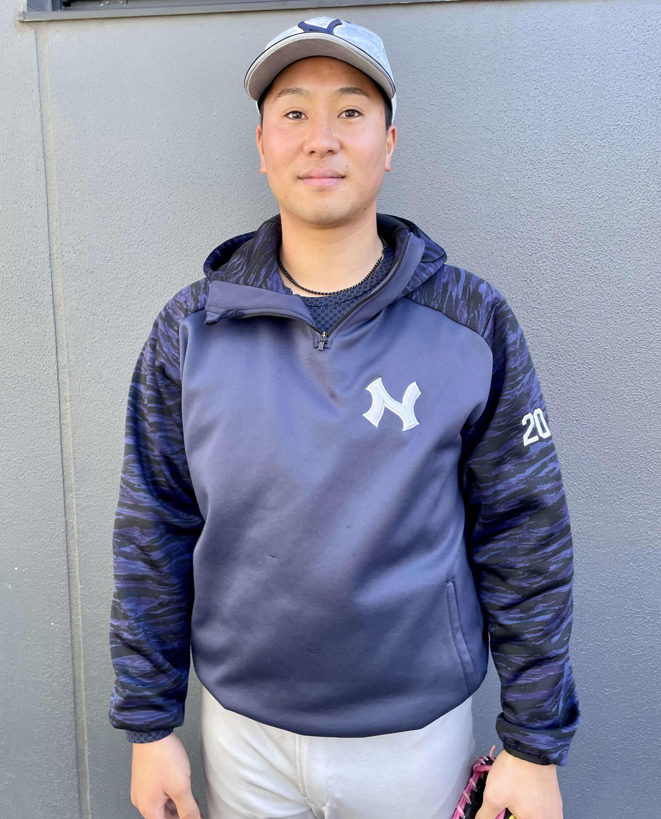 社会人2年目を迎えた日本通運・古田島（撮影・保坂恭子）