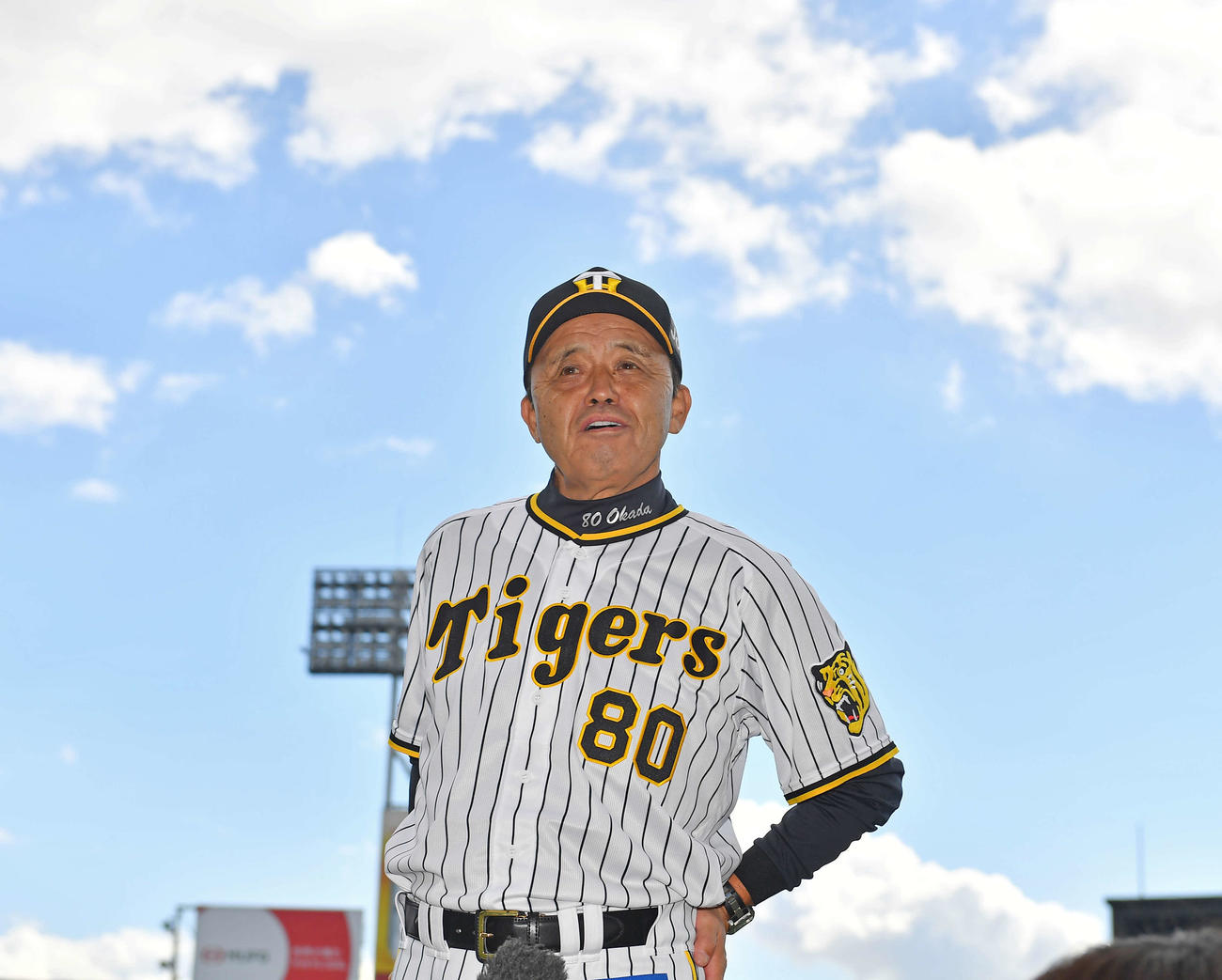 阪神岡田彰布監督（22年10月24日撮影）