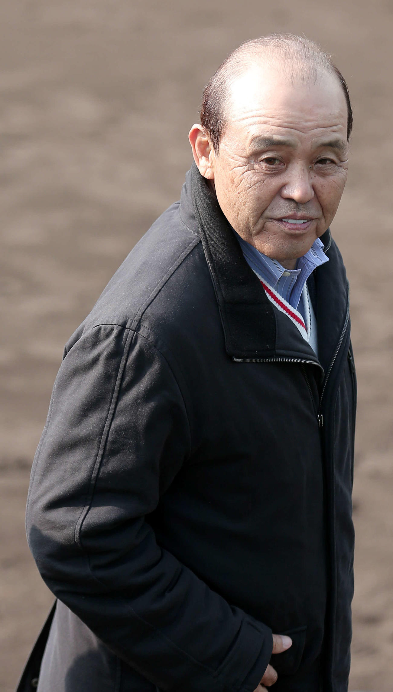 阪神岡田監督（2023年1月9日撮影）