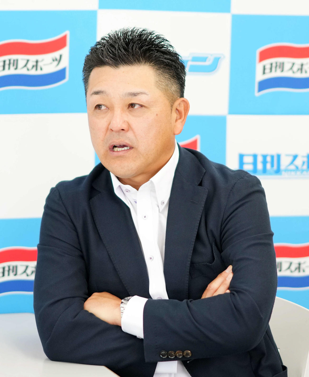 谷繁元信氏（2021年11月29日撮影）
