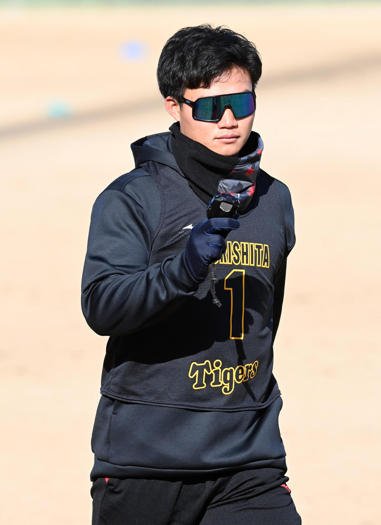 別メニューで練習する森下（撮影・前岡正明）