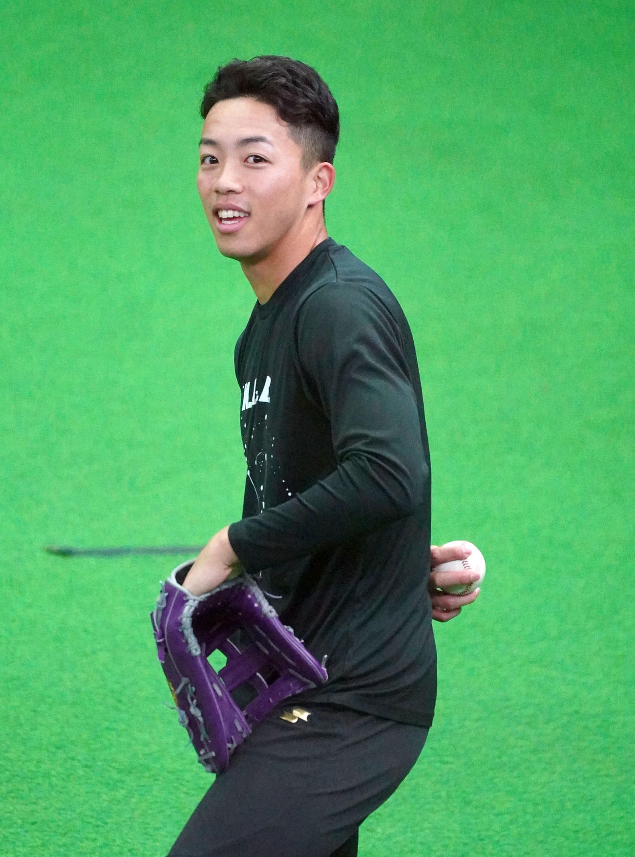 中日岡林勇希（2022年12月22日撮影）