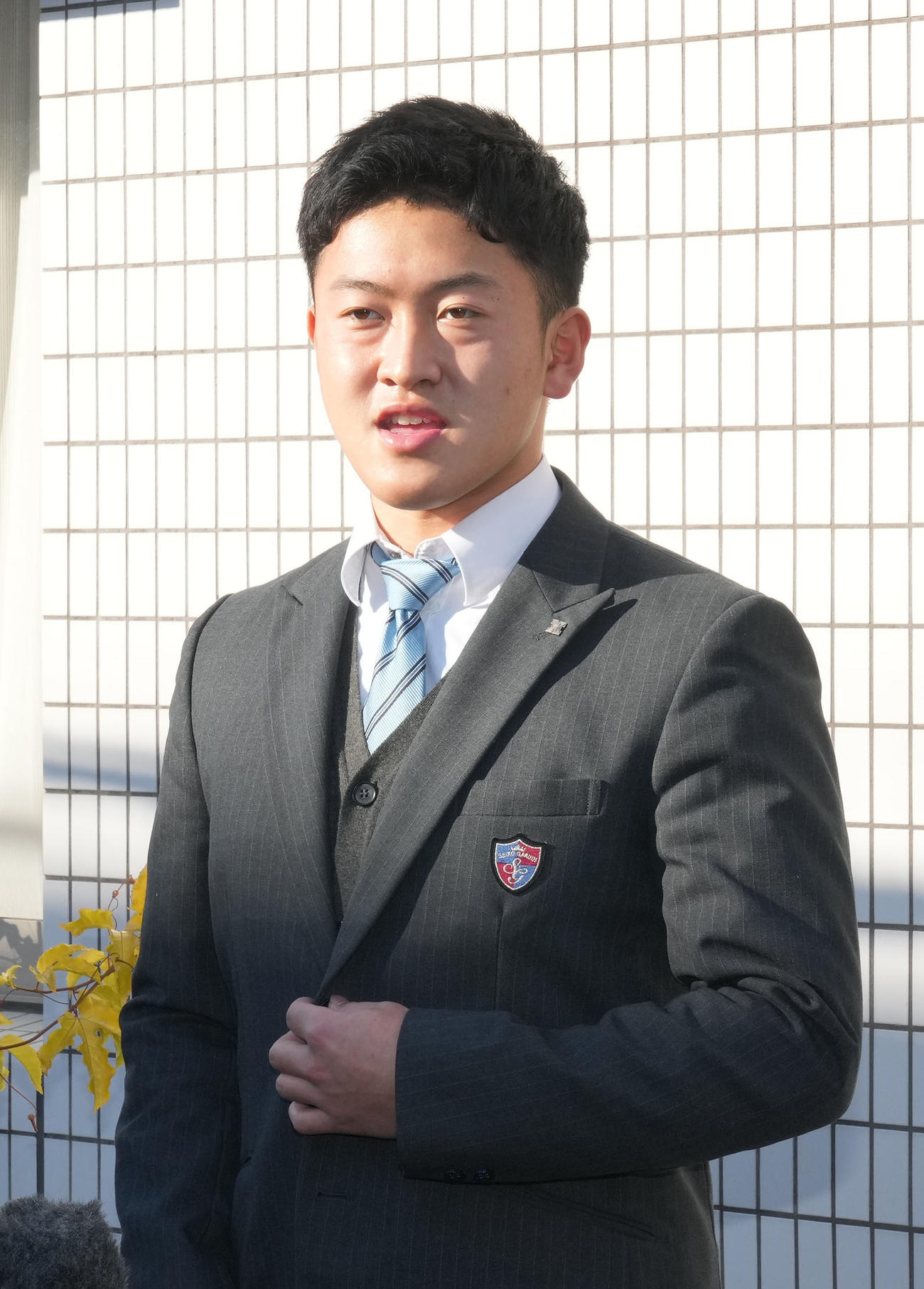 中日山浅龍之介（2023年1月8日撮影）