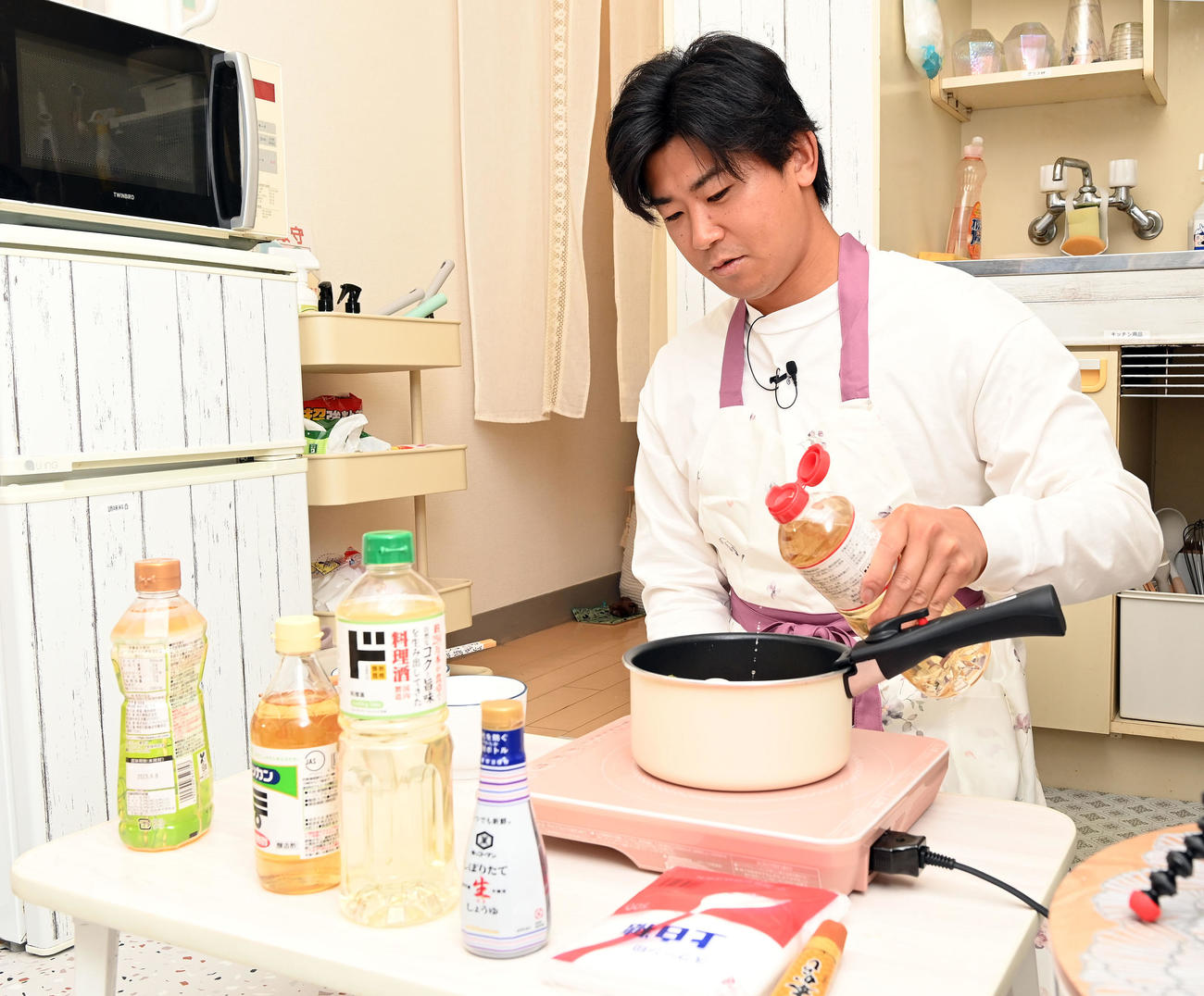 調味料は目分量