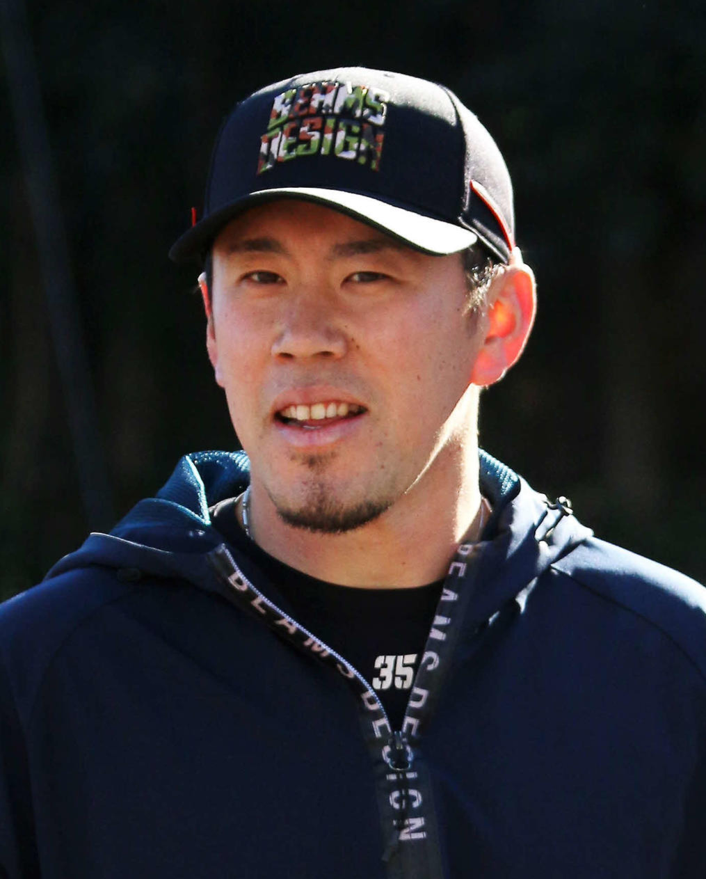 日本ハム西村天裕（2023年1月5日撮影）