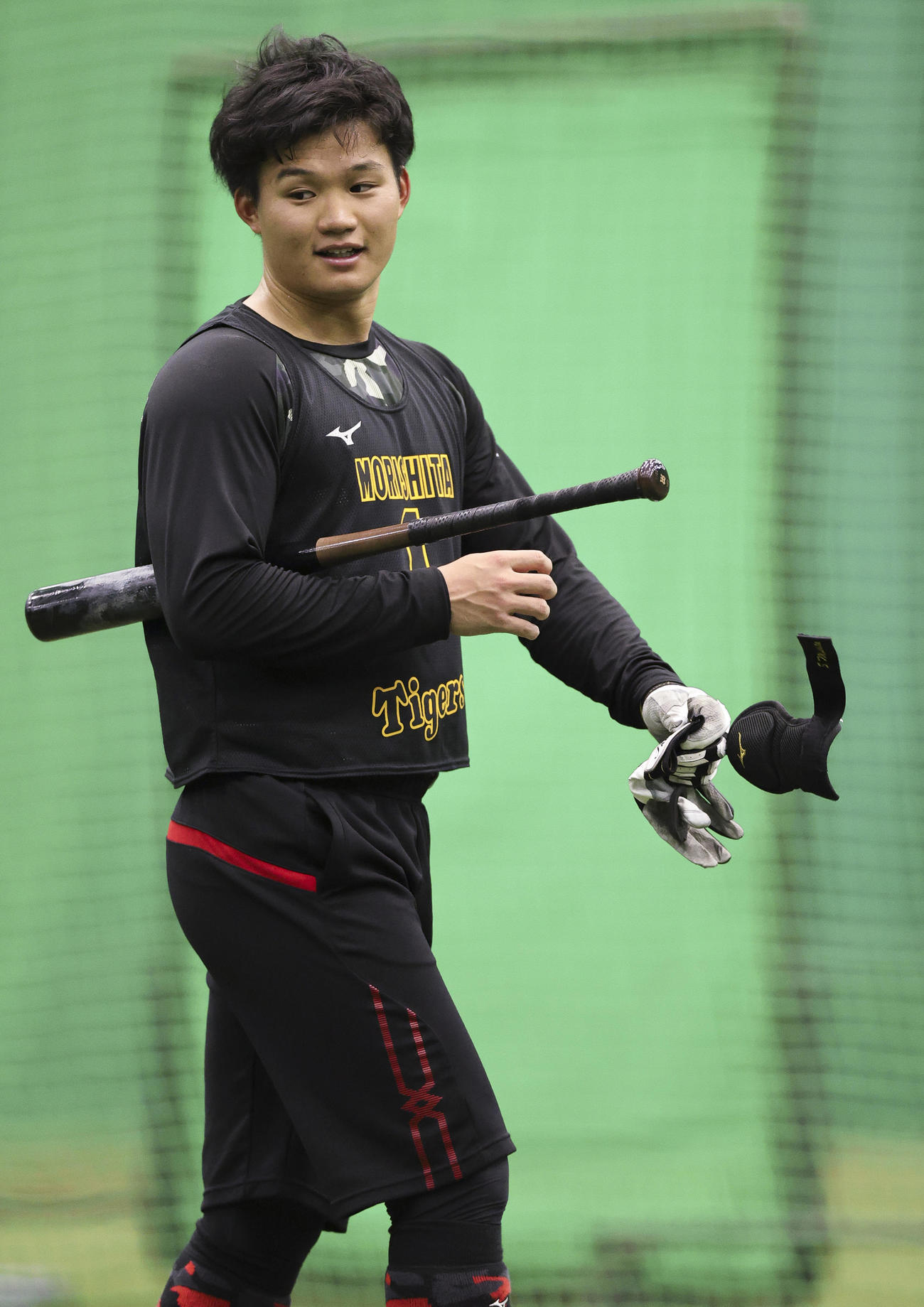 別メニューで調整する森下（撮影・上山淳一）