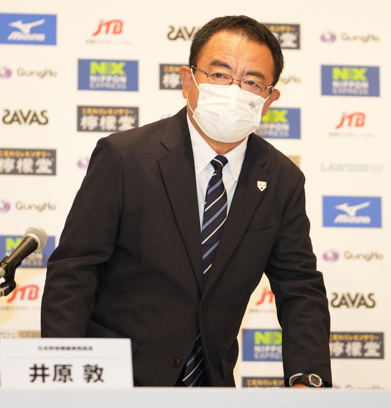 NPBの井原敦事務局長（2022年10月4日撮影）