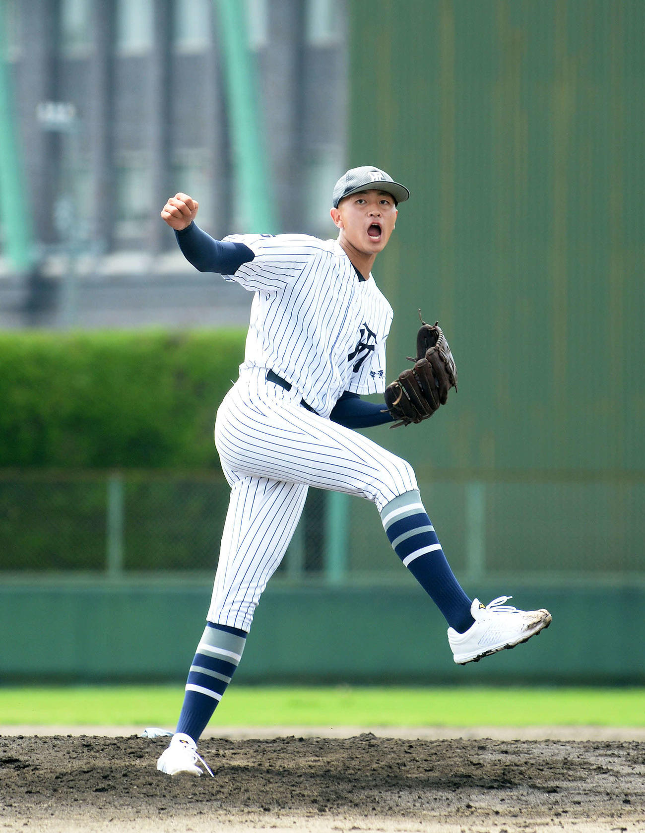 常葉大菊川時の日本ハム安西叶翔（2022年7月9日撮影）
