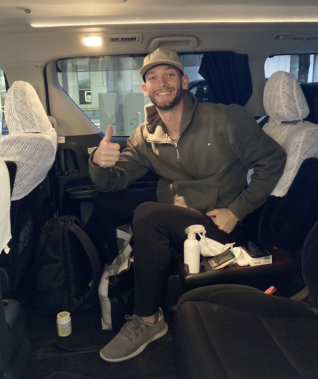 来日した阪神K・ケラー（球団提供）