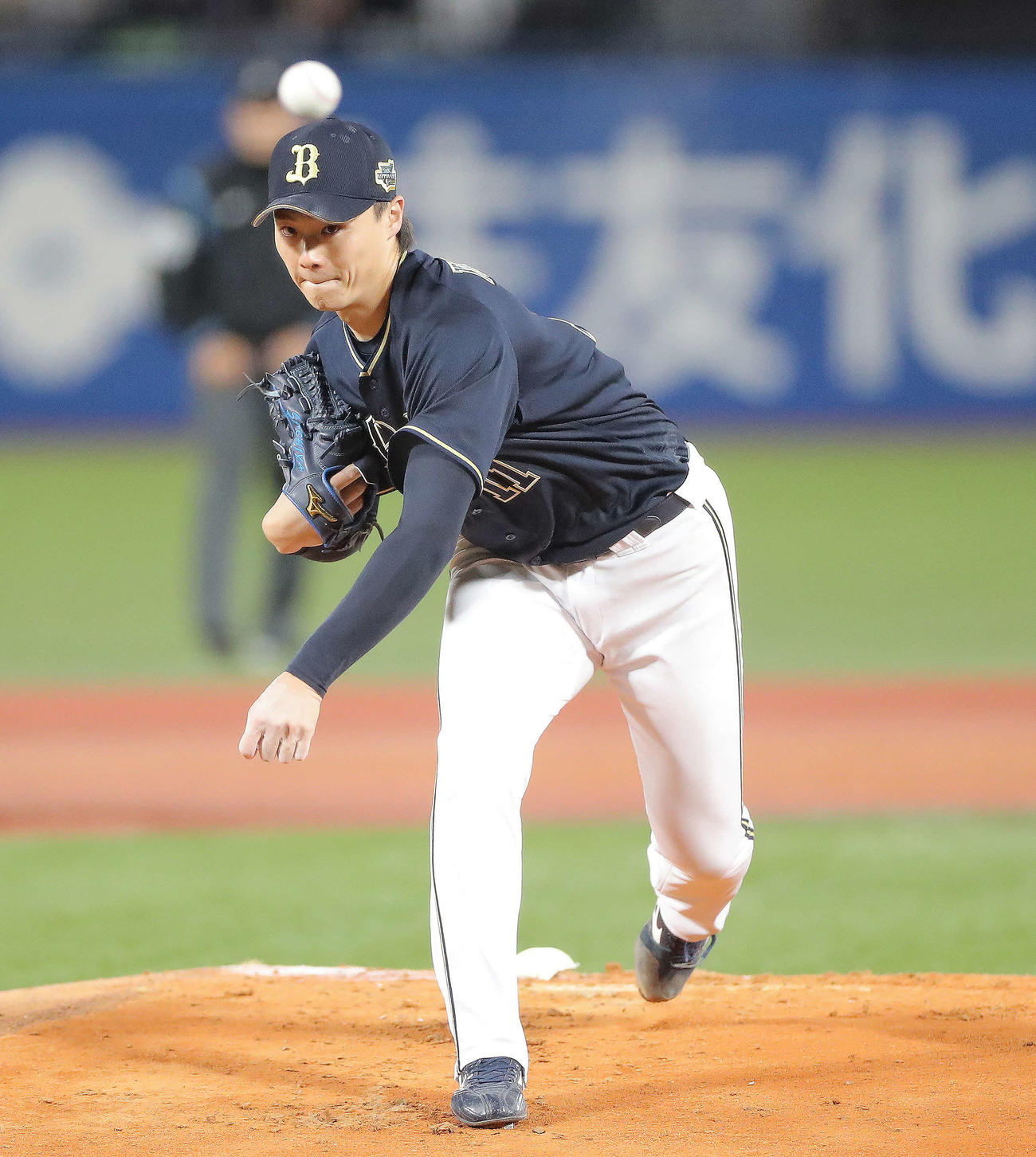 オリックス山崎福也（2022年10月29日撮影）