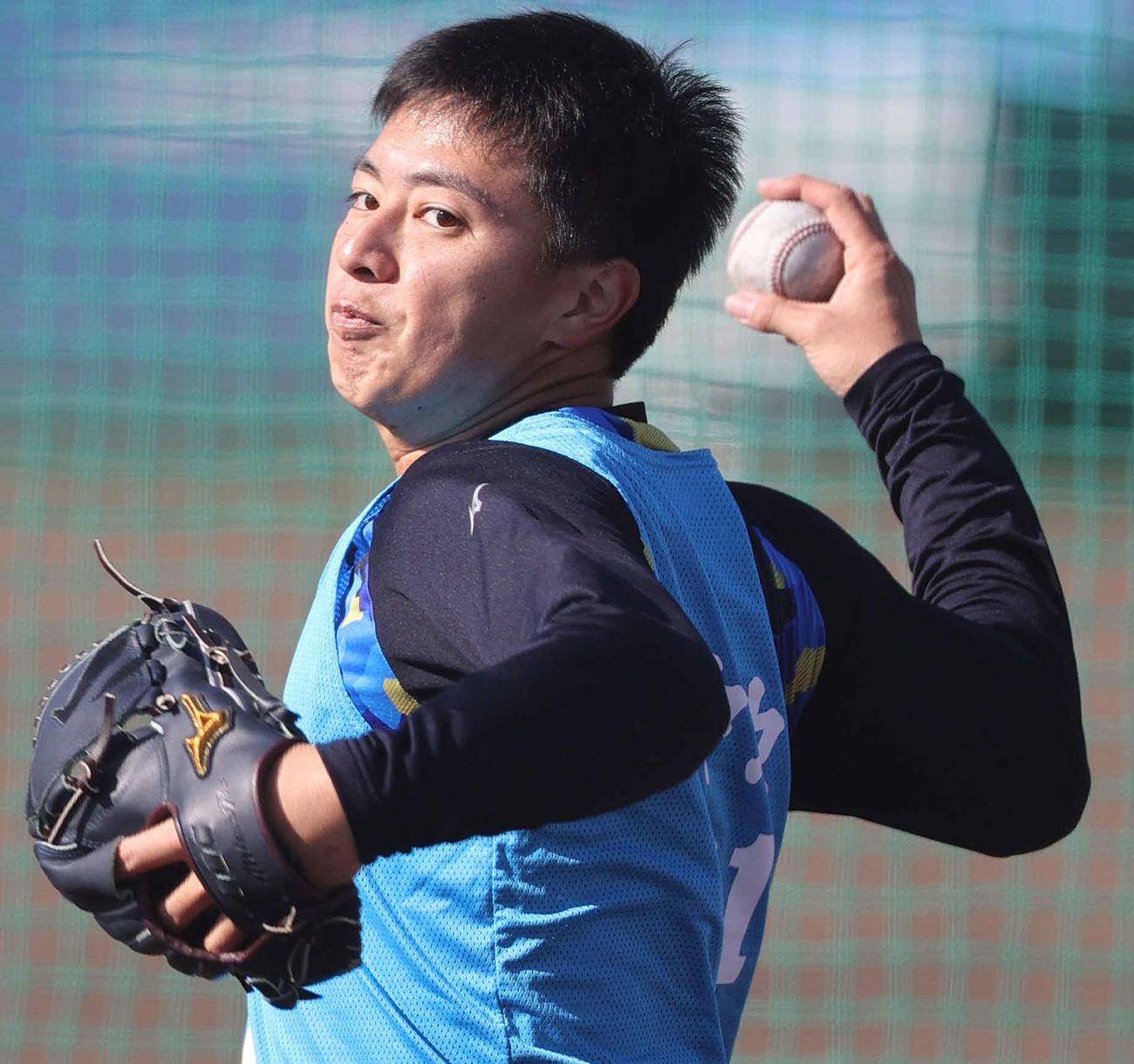 中日仲地礼亜（2023年1月20日撮影）