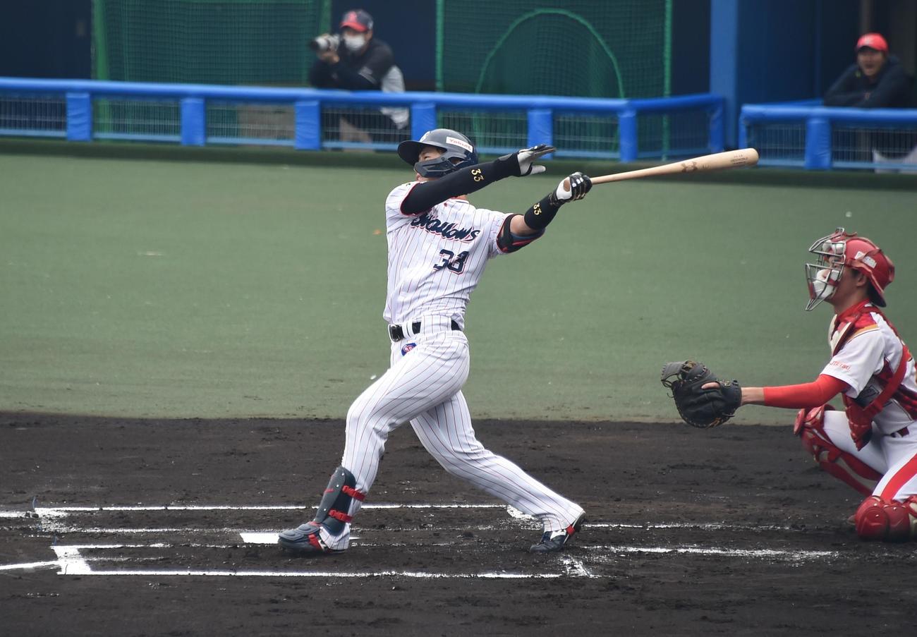 ヤクルト内山壮真（2022年11月19日撮影）