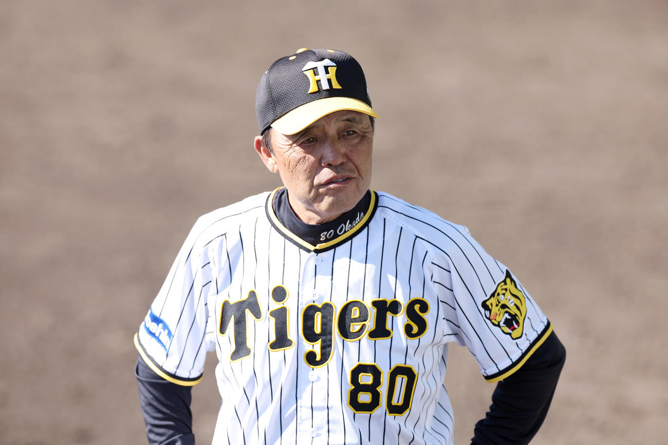阪神岡田彰布監督（2022年11月21日撮影）