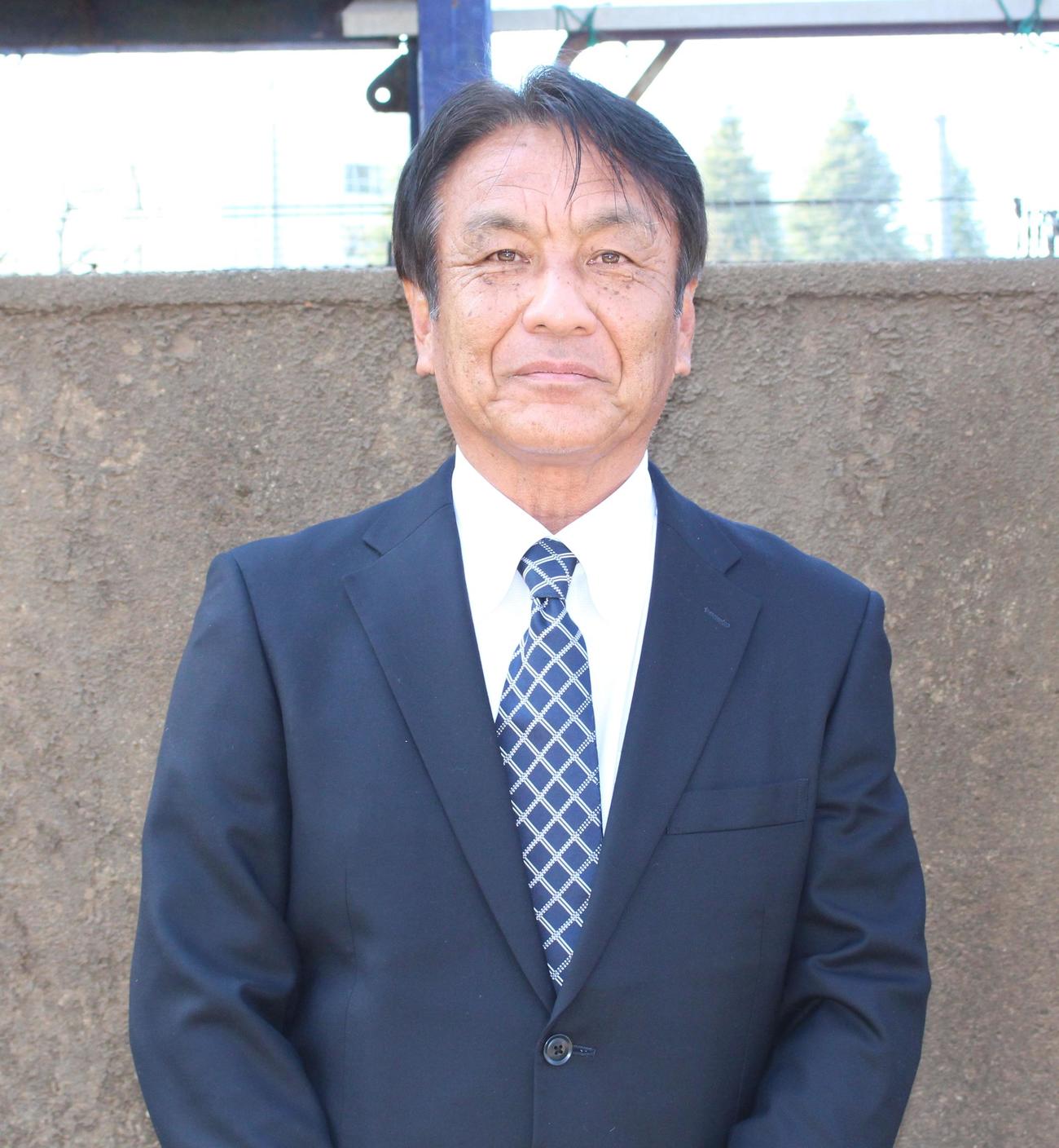 国士舘大の新監督に就任した長井氏（撮影・保坂恭子）