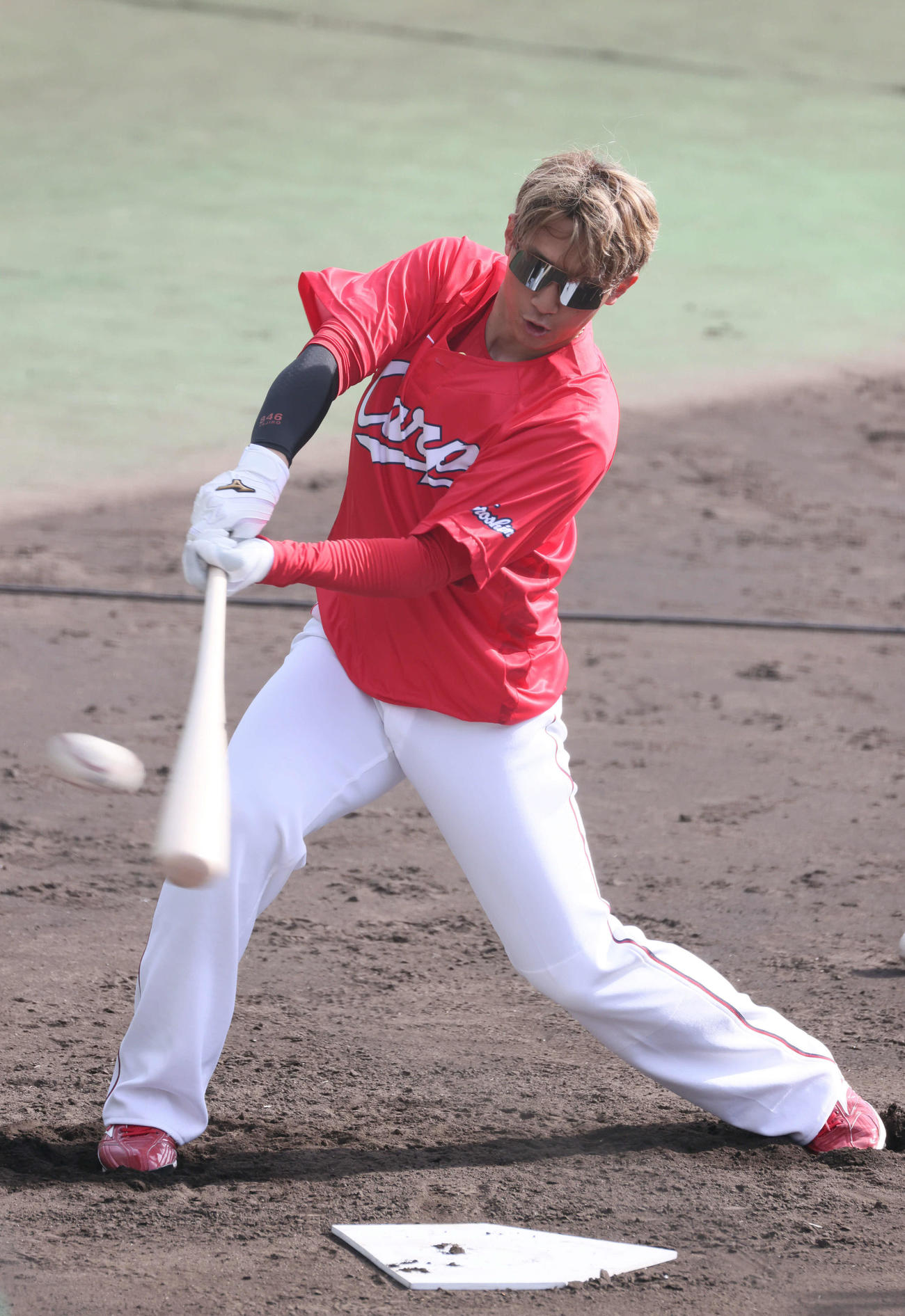 広島西川龍馬（2023年2月1日撮影）