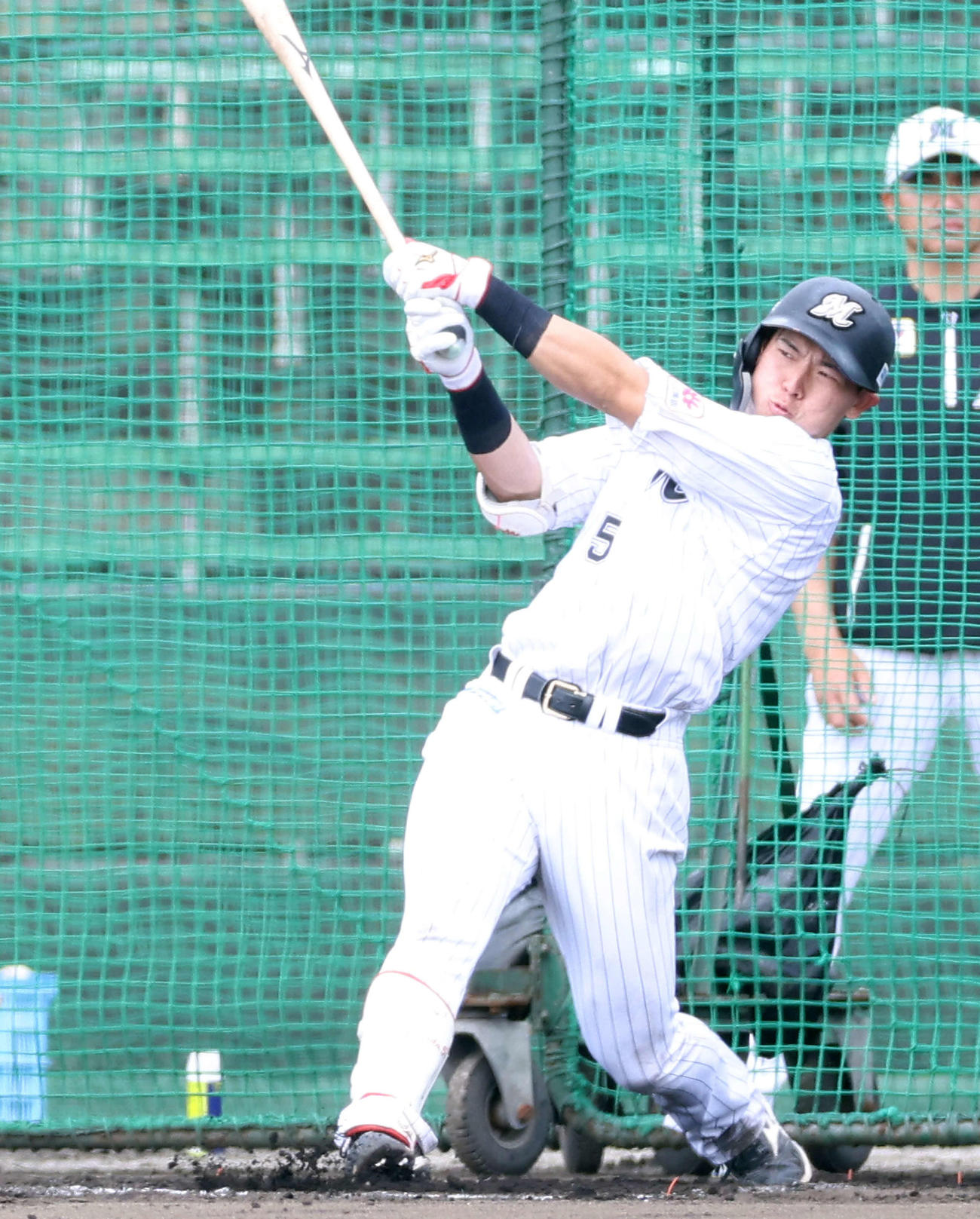 ロッテ安田尚憲（2023年2月撮影）