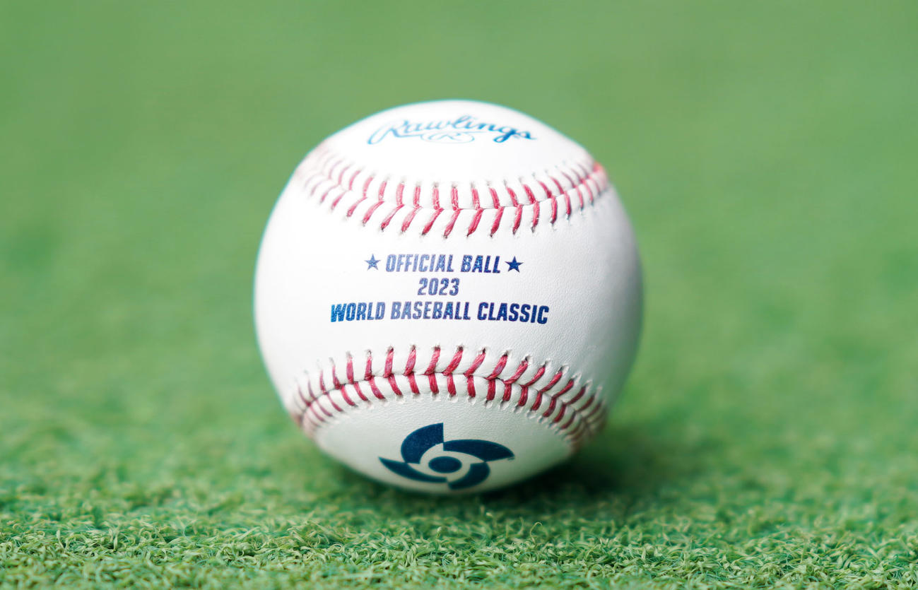 WBCの公式球（撮影・横山健太）