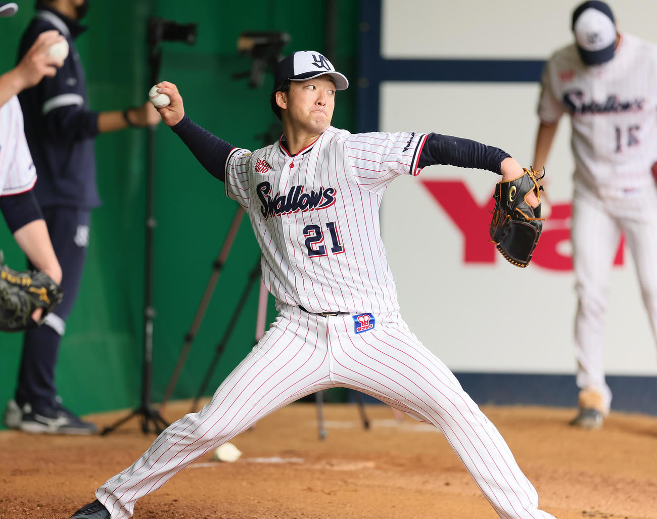 ヤクルト吉村貢司郎（23年2月12日撮影）